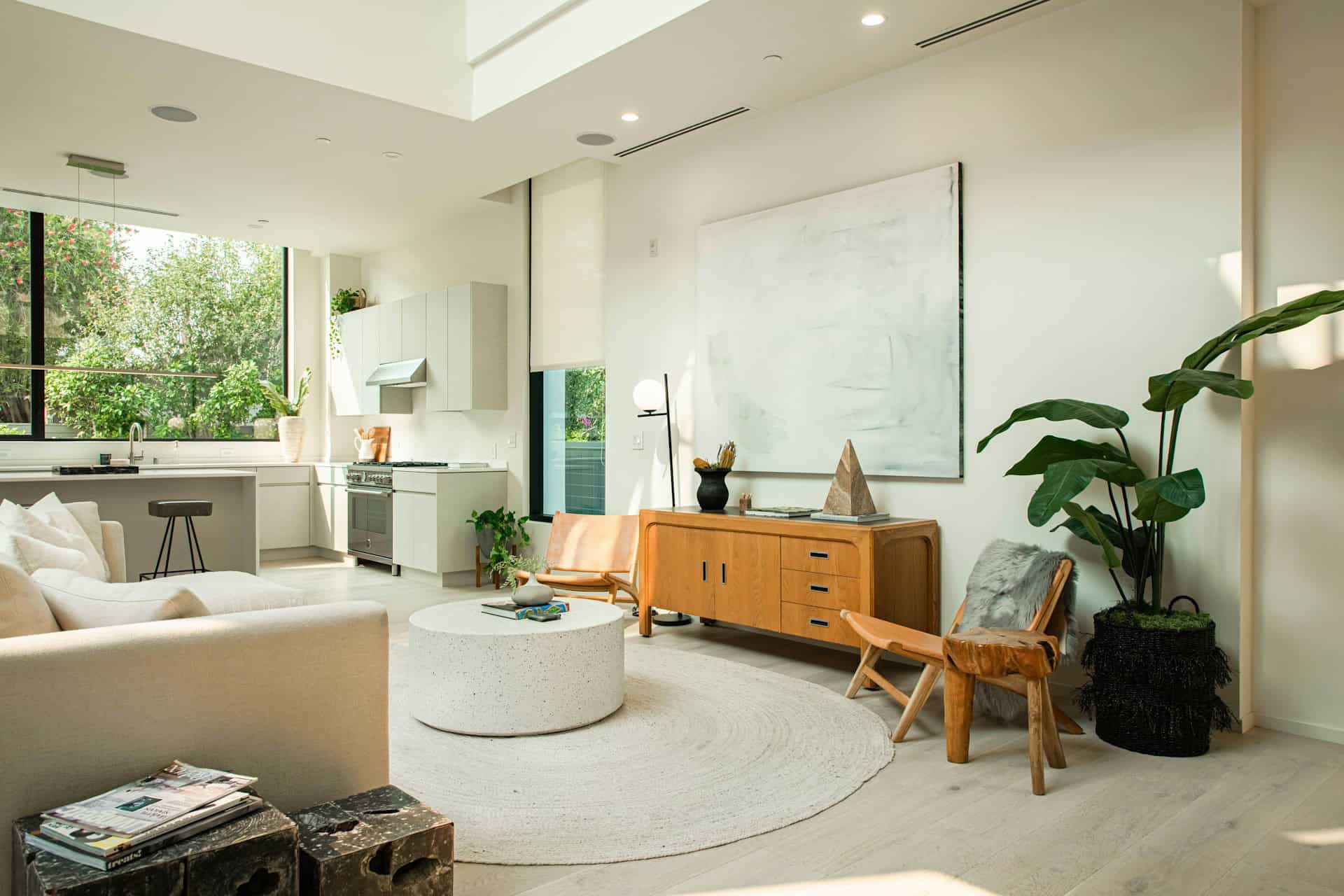 An updated kitchen